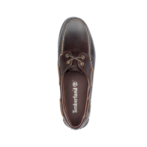 Men\'s TimberlandÂ® EarthkeepersÂ® Brig 2-Eye Boat Shoes  Dark Brown