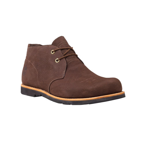 Men's Timberland® Earthkeepers® Rugged LT Waterproof Chukka Shoes Dark Brown Tumbled Nubuck