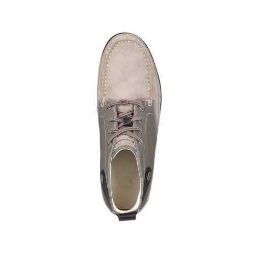 Men\'s Timberland® Abington Haley Chukka Shoes Grey Suede/Sail Cloth