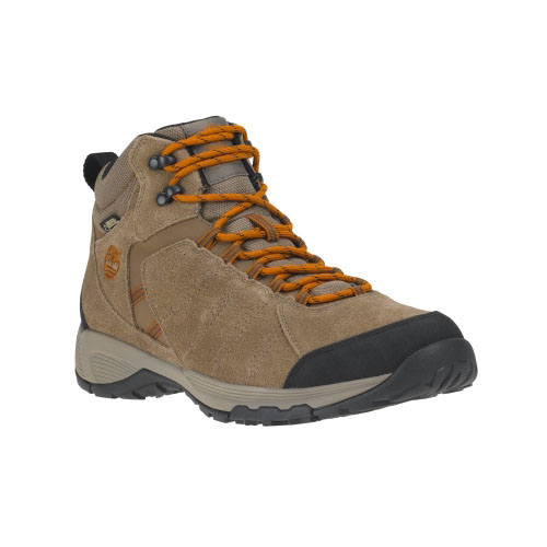 Men's Timberland® Tilton Mid Leather Waterproof Hiking Boots Brown