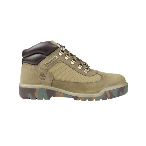 Men\'s Timberland® Classic Field Boots Olive Nubuck/Camo