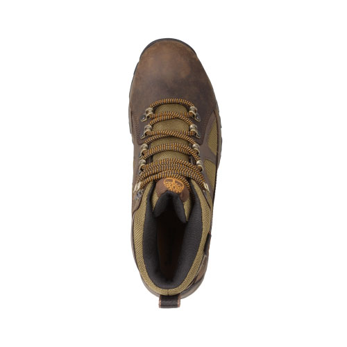 Men\'s Timberland® Bridgeton Mid Waterproof Hiking Boots Dark Brown/Olive