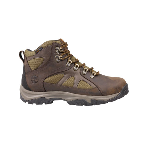 Men\'s TimberlandÂ® Bridgeton Mid Waterproof Hiking Boots Dark Brown/Olive