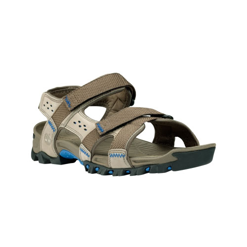 Men's TimberlandÂ® Eldridge Sandals Greige/Blue