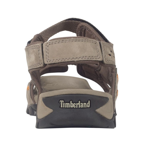 Men\'s TimberlandÂ® Eldridge Leather Sandals Pewter