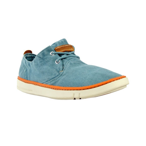 Men's Timberland® Earthkeepers® Hookset Handcrafted Oxford Shoes Washed Teal Canvas