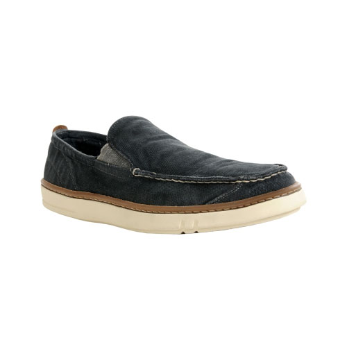 Men's Timberland® Earthkeepers® Hookset Handcrafted Slip-On Shoes Washed Black Canvas