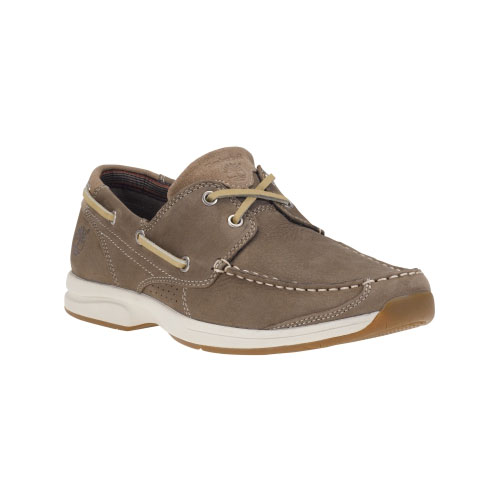Men's Timberland® Earthkeepers® Hulls Cove 2-Eye Boat Shoes Olive Tumbled Nubuck