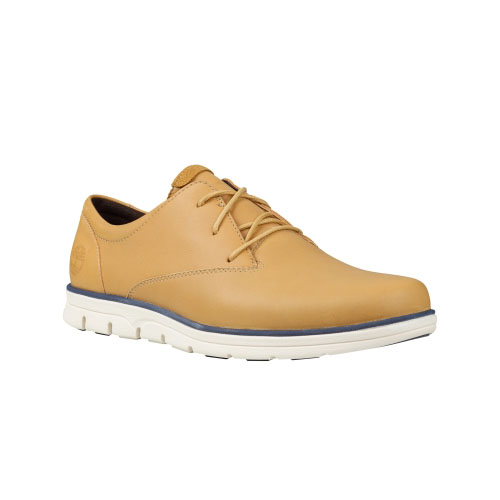 Men\'s Timberland® Earthkeepers® Bradstreet Plain Toe Oxford Shoes Light Brown Full-Grain