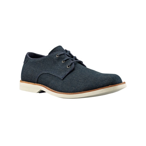 Men\'s Timberland® Stormbuck Lite Mixed-Media Oxford Shoes Blue Chambray