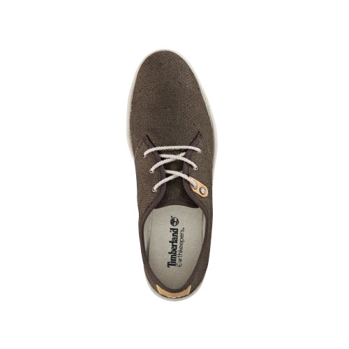 Men\'s Timberland® Earthkeepers® City Shuffler Slip-On Shoes Dark Brown Burlap