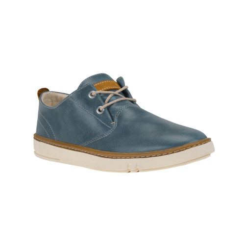 Men\'s TimberlandÂ® Hookset Handcrafted Leather Oxford Shoes  Blue Full-Grain