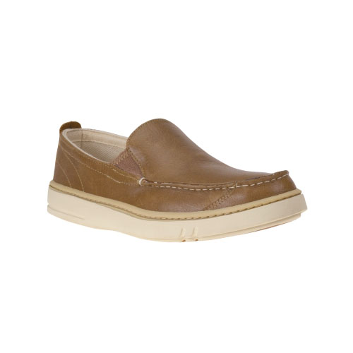 Men's Timberland® Hookset Handcrafted Leather Slip-On Shoes Light Brown Full-Grain