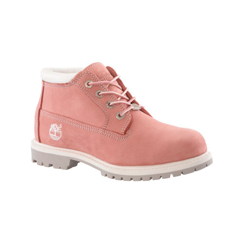 Women's Timberland® Waterproof Nellie Chukka Double Boots Pink Nubuck