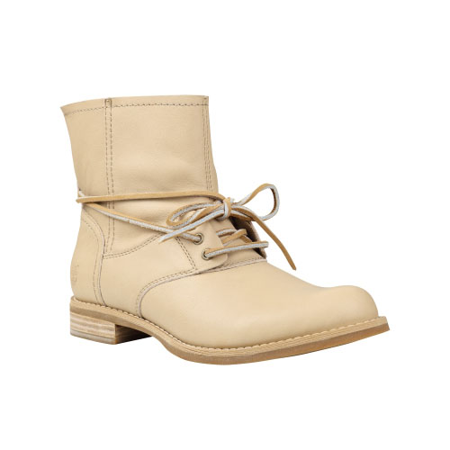 Women's TimberlandÂ® Savin Hill 3-Eye Leather Ankle Boots Light Tan Nubuck