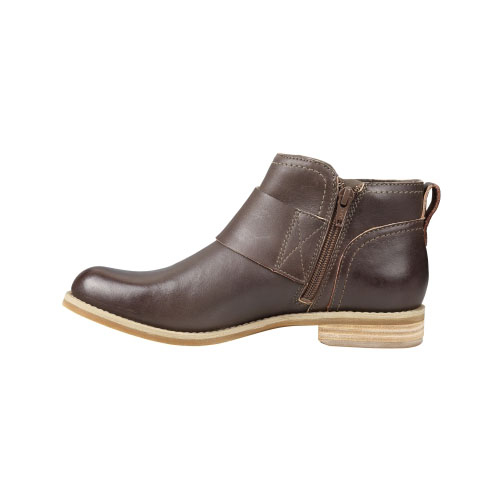 Women\'s TimberlandÂ® Savin Hill Double-Buckle Leather Ankle Boots Dark Olive Full-Grain