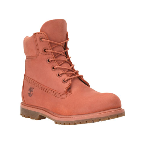 Women\'s Timberland® 6-Inch Premium Waterproof Boots Salmon Nubuck