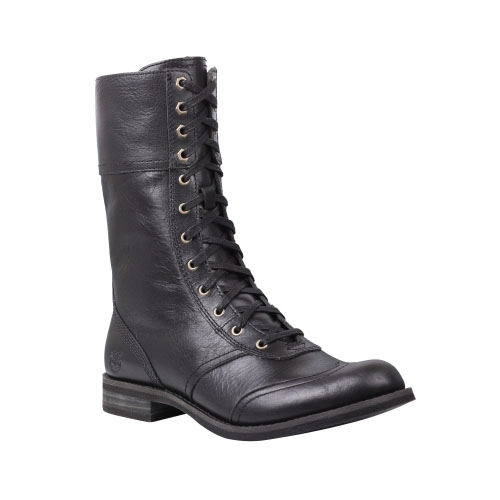 Women\'s TimberlandÂ® EarthkeepersÂ® Savin Hill Toe-Cap Boots Black