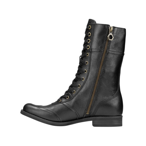 Women\'s TimberlandÂ® EarthkeepersÂ® Savin Hill Toe-Cap Boots Black