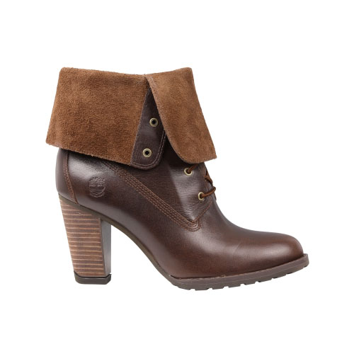 Women\'s Timberland® Stratham Heights Fold-Down Waterproof Boots Dark Brown