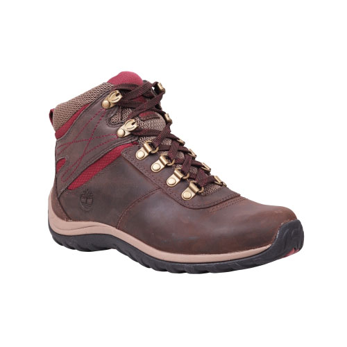 Women's TimberlandÂ® Norwood Mid Waterproof Hiking Boots Dark Brown