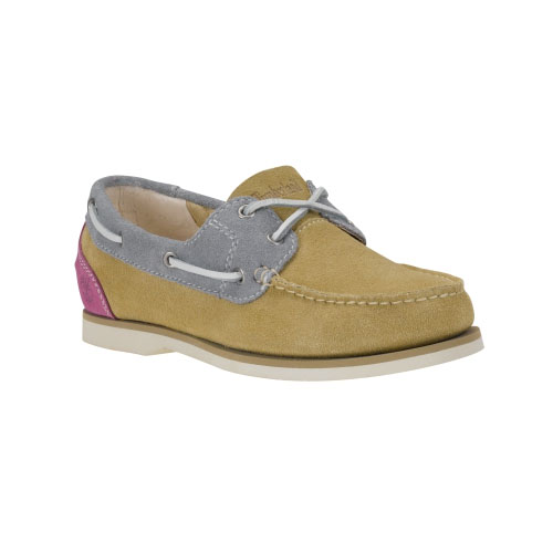 Women\'s TimberlandÂ® EarthkeepersÂ® Classic Unlined Boat Shoes Tan/Mauve/Grey Suede