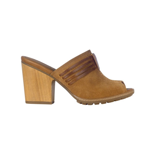 Women\'s TimberlandÂ® Strafford Leather Mule Sandals Brown Suede
