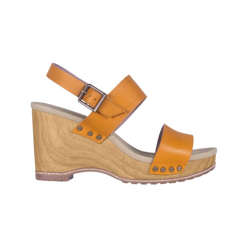 Women\'s TimberlandÂ® Tilden Leather Double-Strap Sandals  Apricot Gluvy Full-Grain