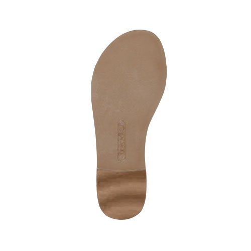 Women\'s TimberlandÂ® Sheafe Leather Thong Sandals  Folkstone Grey/Tan Full-Grain