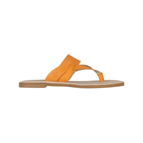 Women\'s Timberland® Sheafe Leather Thong Sandals Apricot Gluvy Leather