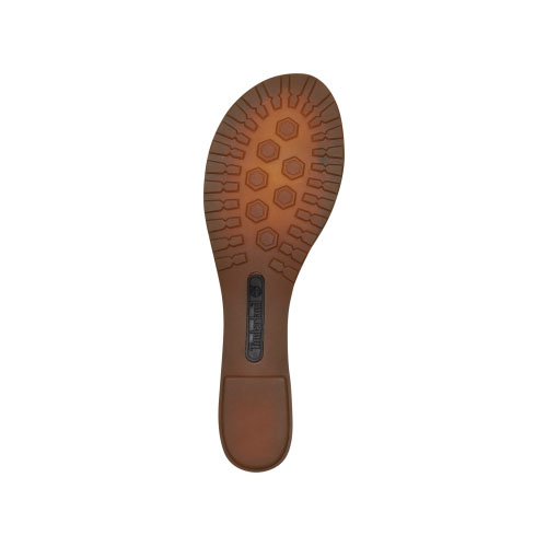 Women\'s TimberlandÂ® Harborview Leather Thong Sandals Brown Full-Grain