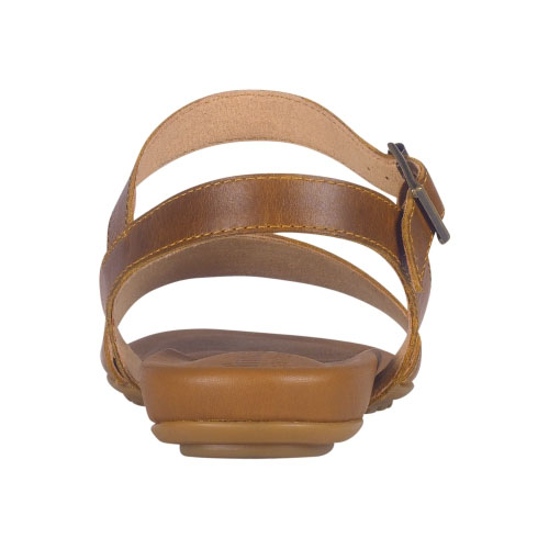 Women\'s TimberlandÂ® Harborview Leather Y-Strap Sandals Light Brown Full-Grain