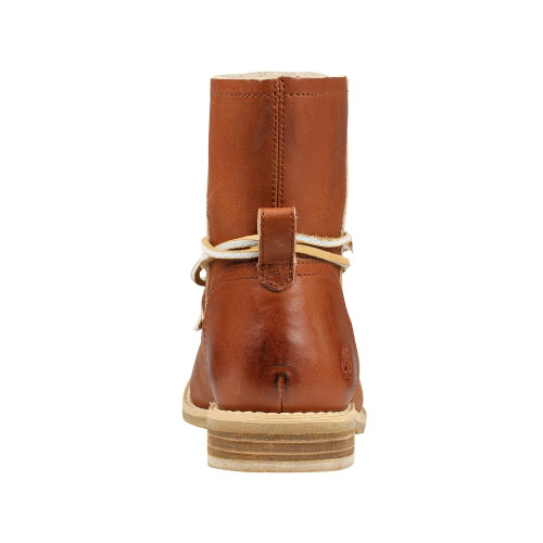 Women\'s TimberlandÂ® Savin Hill 3-Eye Leather Ankle Boots Light Brown Full-Grain