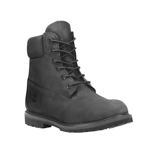 Women's Timberland® 6-Inch Premium Waterproof Boots Black Nubuck