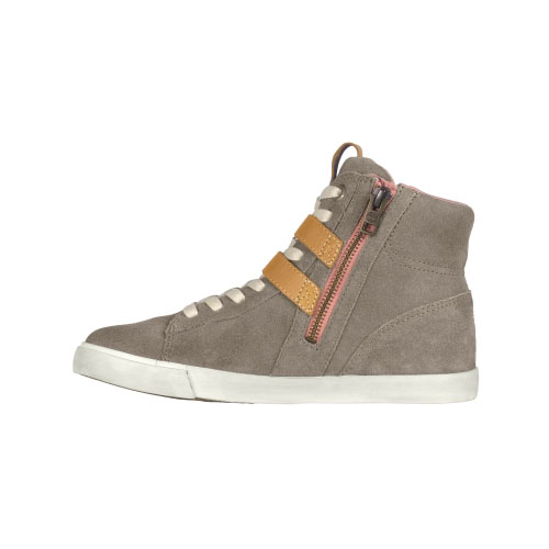 Women\'s TimberlandÂ® Glastenbury Leather High-Top Shoes Warm Grey Suede