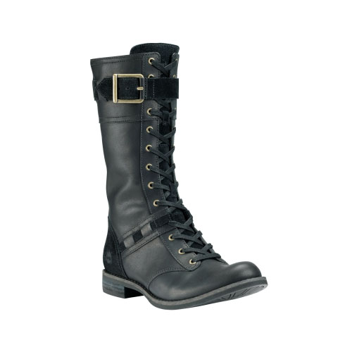Women\'s TimberlandÂ® EarthkeepersÂ® Savin Hill Mid Boots Black Forty Leather