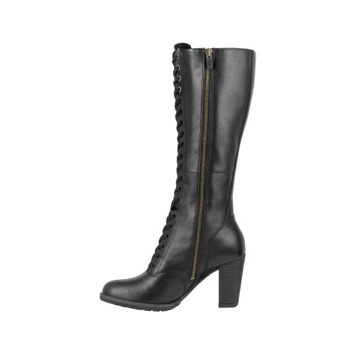 Women\'s TimberlandÂ® Stratham Heights Tall Lace Waterproof Boots Black
